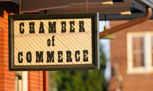Chamber of Commerce sign